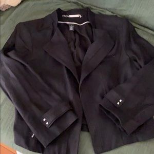 White House black market linen jacket